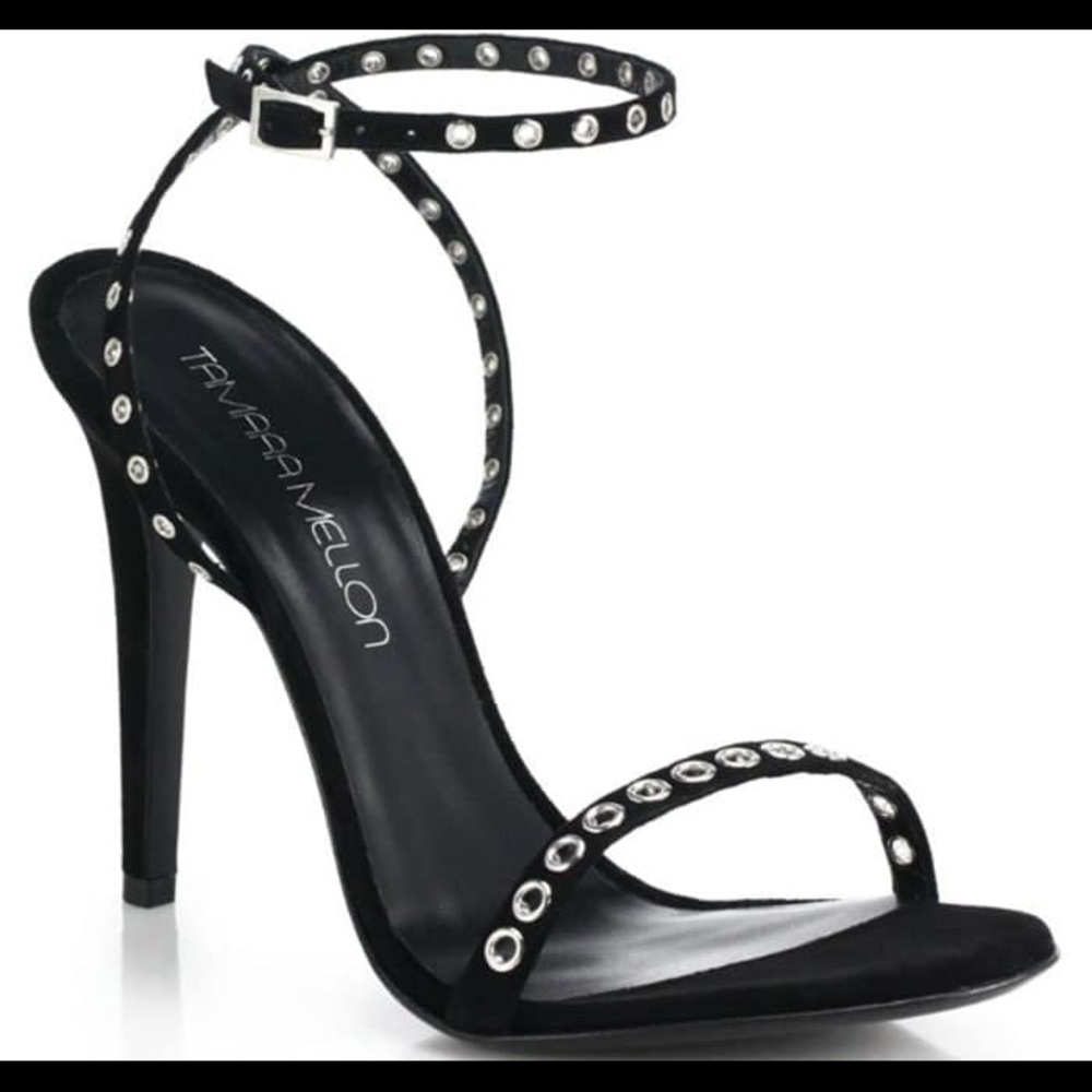 Tamara Mellon Lipstick Grommet Sandals 39
